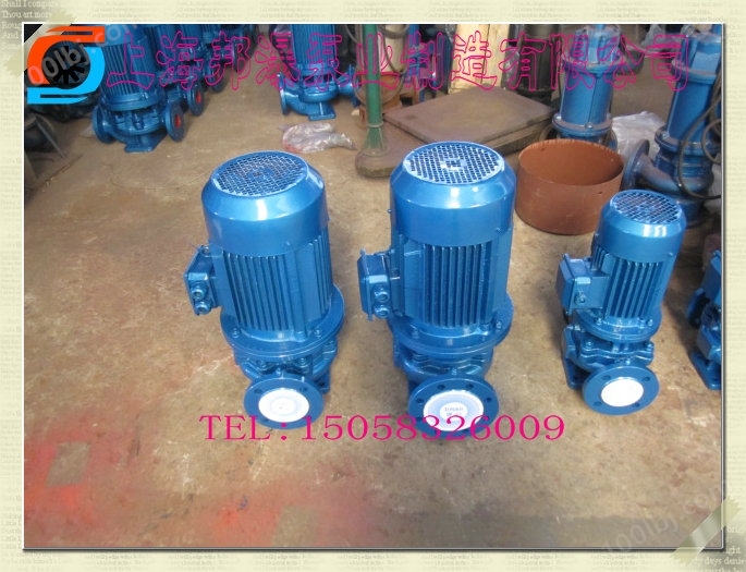 立式单级单吸管道热水泵,IRG65-200IB